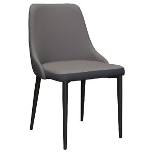 ☆DE德一家具☆華沙灰色雙色餐椅 JX25-179-5