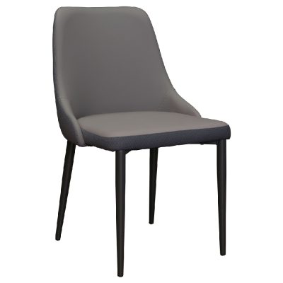 ☆DE德一家具☆華沙灰色雙色餐椅 JX25-179-5