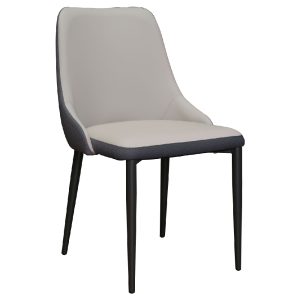 ☆DE德一家具☆華沙米色雙色餐椅 JX25-179-6
