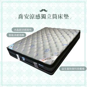 ☆DE德一家具☆喬安涼感獨立筒床墊