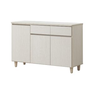 ☆DE德一家具☆白熊4尺碗盤餐櫃+岩板 CX25-409-4