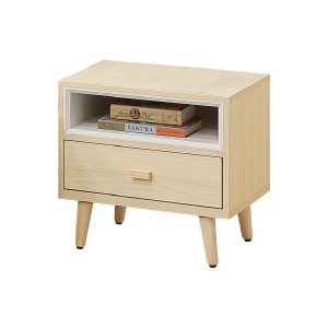 ☆DE德一家具☆朵兒白橡床頭櫃 JX25-5-5