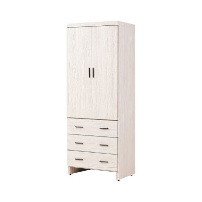 ☆DE德一家具☆晴山3x7尺三抽衣櫥 HT25-508-2