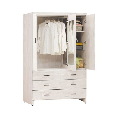 ☆DE德一家具☆晴山4x7尺衣櫥 HT25-508-3