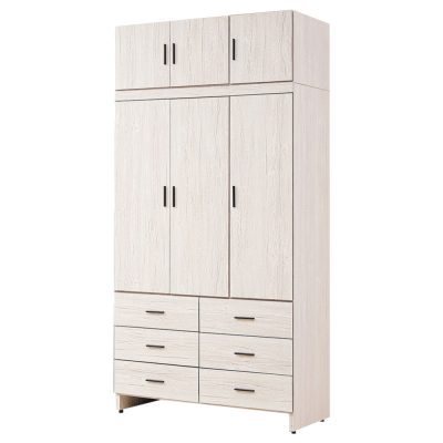 ☆DE德一家具☆晴山4x7尺衣櫥+被櫃 HT25-508-3+6