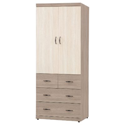 ☆DE德一家具☆艾力開門／雙吊衣櫥 HT25-551-8／626-1~2