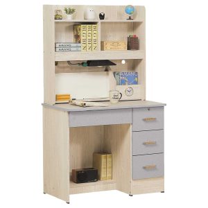 ☆DE德一家具☆時尚灰3尺書桌全組 HT25-766-1