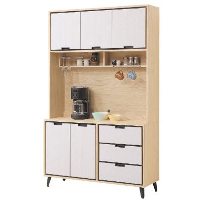 ☆DE德一家具☆雷克斯4尺餐櫃全組 HT25-772-4