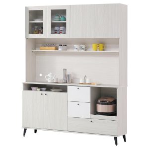 ☆DE德一家具☆維納斯白雲木5尺餐櫃全組 HT25-776-2