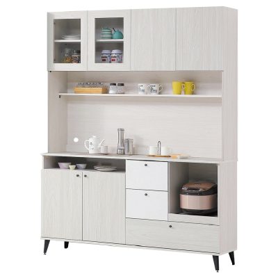 ☆DE德一家具☆維納斯白雲木5尺餐櫃全組 HT25-776-2