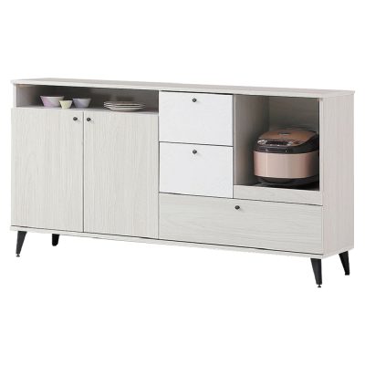 ☆DE德一家具☆維納斯白雲木5尺餐櫃下座 HT25-776-3