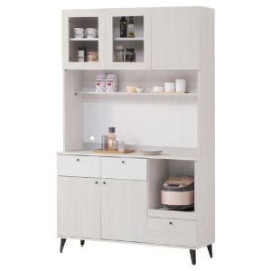 ☆DE德一家具☆維納斯白雲木4尺餐櫃全組 HT25-776-4