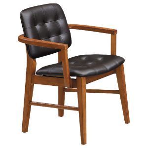 ☆DE德一家具☆布朗尼柚木色扶手餐椅 HT25-803-3