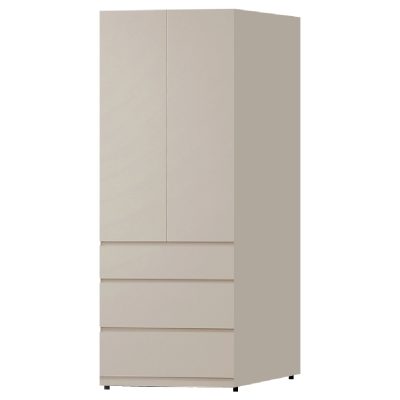 ☆DE德一家具☆奶油風2.6尺三抽衣櫃 YX26-803-262