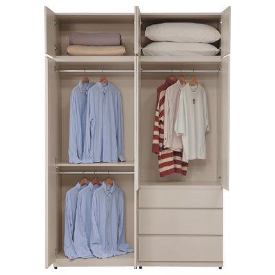 ☆DE德一家具☆奶油風2.6尺衣櫃／被櫃 YX26-803-261~268