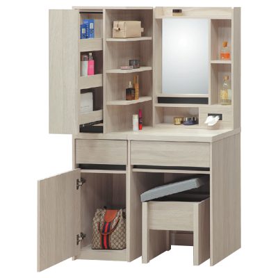 ☆DE德一家具☆奶茶3.3尺鏡台 YX26-807-34