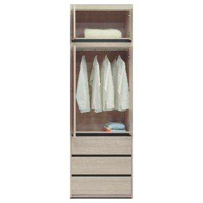 ☆DE德一家具☆奶茶2.7x7衣櫃+被櫃 YX26-807-934+9342