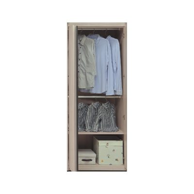 ☆DE德一家具☆奶茶2.7尺雙吊衣櫃 YX26-807-9341