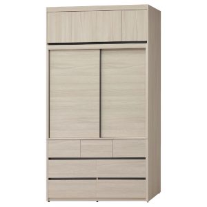 ☆DE德一家具☆奶茶5x7衣櫃+被櫃 YX26-807-938+9382