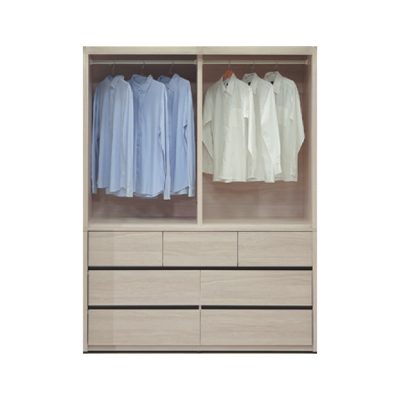 ☆DE德一家具☆奶茶5x7衣櫃 YX26-807-938
