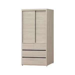 ☆DE德一家具☆奶茶3.5x7衣櫃 YX26-807-939