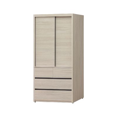☆DE德一家具☆奶茶3.5x7衣櫃 YX26-807-939