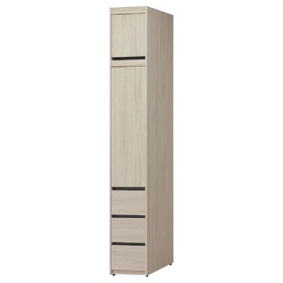 ☆DE德一家具☆奶茶1.3x7衣櫃+被櫃 YX26-807-940+9402