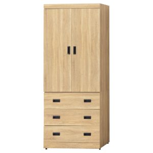 ☆DE德一家具☆圓滿3x7尺下三抽開門衣櫃 YX26-884-337