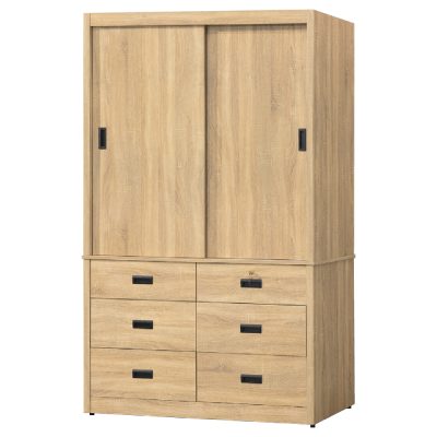 ☆DE德一家具☆圓滿雙拉門衣櫃 YX26-884-476／577