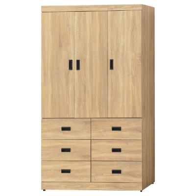 ☆DE德一家具☆圓滿4x7尺下六抽開門衣櫃 YX26-884-647