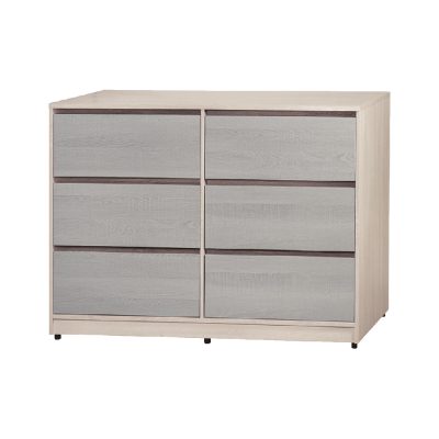 ☆DE德一家具☆馬卡龍灰4尺六斗櫃 YX26-892-453
