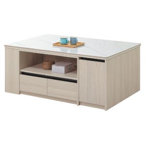 ☆DE德一家具☆奶茶4.3尺岩板大茶几 YX26-926-961