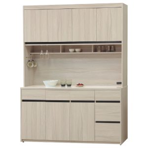 ☆DE德一家具☆奶茶5.3尺岩板餐櫃全組 YX26-976-53