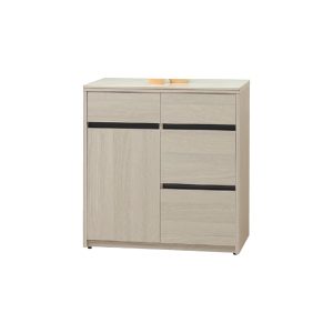 ☆DE德一家具☆奶茶2.7尺岩板餐櫃下座 YX26-976-902