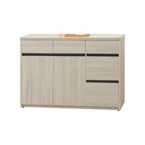 ☆DE德一家具☆奶茶4尺岩板餐櫃下座 YX26-976-903