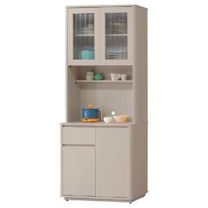 ☆DE德一家具☆奶油風2.7尺餐櫃全組 YX26-981-26