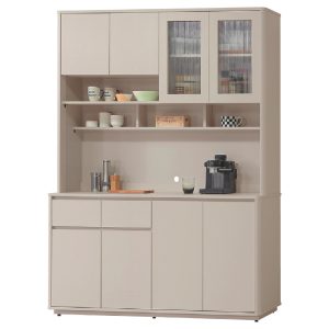 ☆DE德一家具☆奶油風5尺餐櫃全組 YX26-981-50