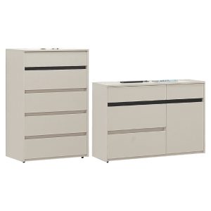 ☆DE德一家具☆鈦晶奶色系斗櫃 CY26-17-21516841~21516842