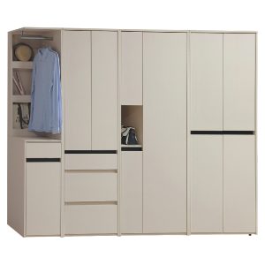 ☆DE德一家具☆鈦晶奶色系衣櫃 CY26-18-21516843~21516846