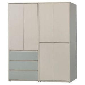 ☆DE德一家具☆柔逸靜3x7衣櫃 CY26-2-171137/171237