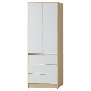 ☆DE德一家具☆原木雙色3x7尺衣櫥 CY26-217-46270