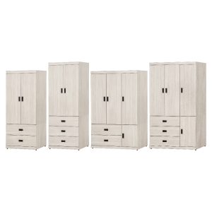 ☆DE德一家具☆白梧桐開門衣櫃 CY26-241-163236~163247