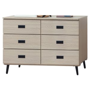 ☆DE德一家具☆鋼刷雞翅木4尺六斗櫃 CY26-314-46124