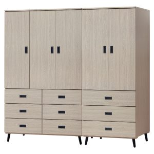 ☆DE德一家具☆鋼刷雞翅木衣櫃 CY26-59-46125~46126