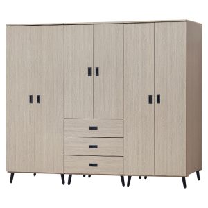 ☆DE德一家具☆鋼刷雞翅木2.6尺衣櫃 CY26-60-46127~46128