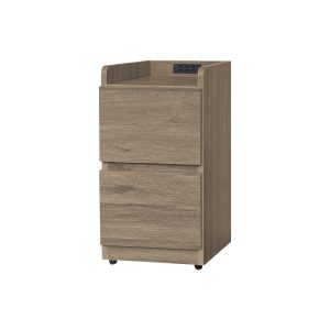 ☆DE德一家具☆二插座床頭櫃-灰橡 CY26-108-42035