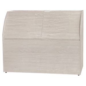 ☆DE德一家具☆胖胖白梧桐5尺插座加高型木門床頭 CY26-131-5250A