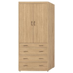 ☆DE德一家具☆橡木3x7四抽衣櫥 CY26-235-179237