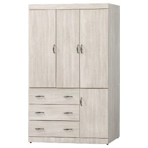 ☆DE德一家具☆白原切4x7三抽一門衣櫥 CY26-236-172347