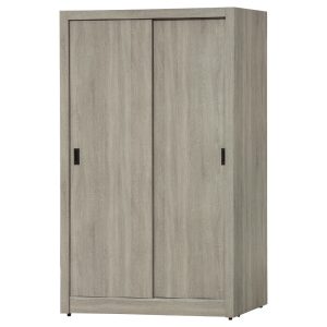 ☆DE德一家具☆灰梧桐耐磨4x7尺推門衣櫃 CY26-242-166847